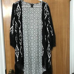 Southwest Fringe Aztec Navajo Cardigan